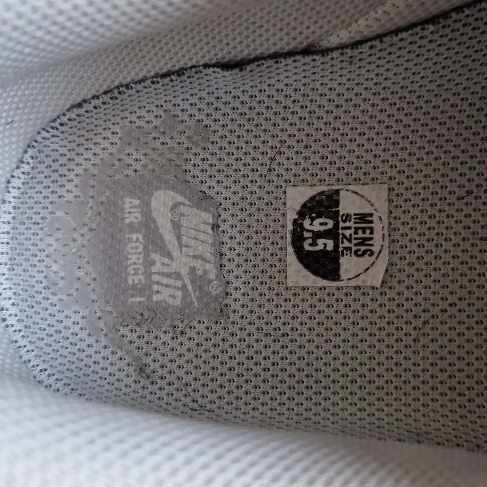 Nike Air Force 1 White Sneakers - Picture 2 of 9